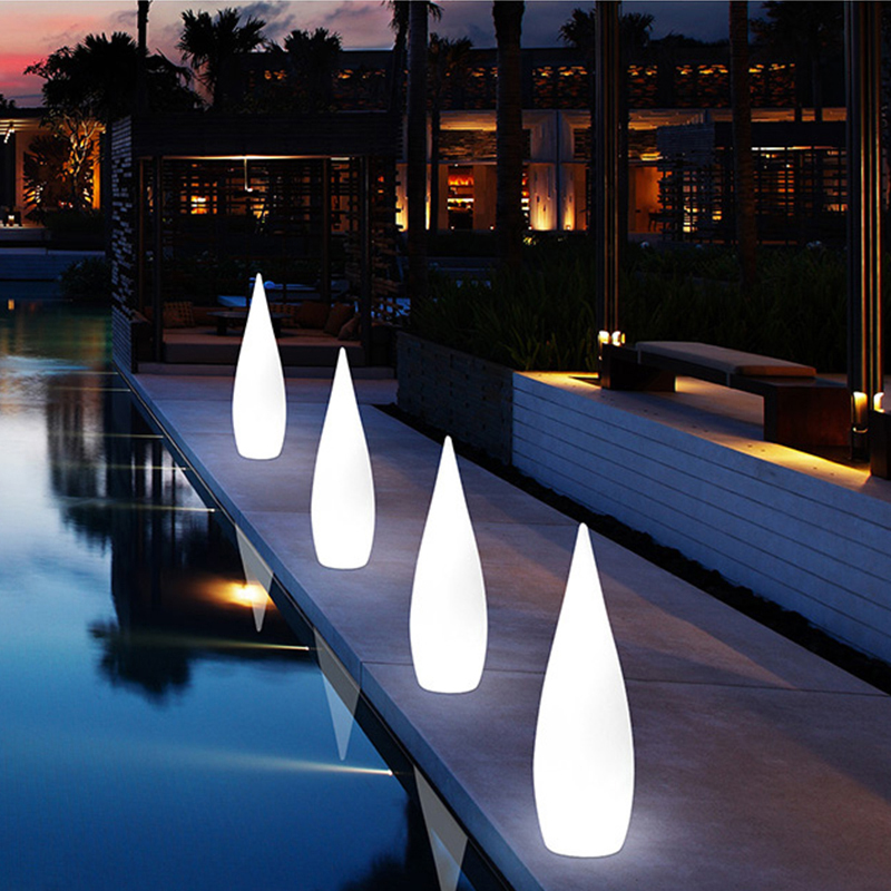 حديقة الفناء سطح السفينة سباحة المسبح الديكور الحديثة LED الإضاءة الطابق الإضاءة عن بعد RGB اللون تغيير LED مصباح ضوء الأرض